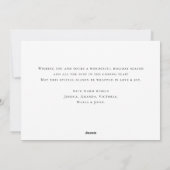 Neutrale minimalistische Boho kerstcompositie Feestdagenkaart (Achterkant)