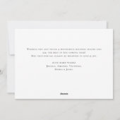 Neutrale minimalistische Boho kerstcompositie Feestdagenkaart (Achterkant)