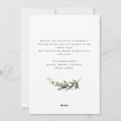 Neutrale minimalistische Boho kerstcompositie Feestdagenkaart (Achterkant)