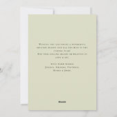 Neutrale minimalistische Boho kerstcompositie Feestdagenkaart (Achterkant)