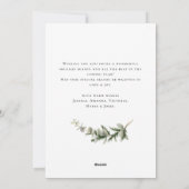 Neutrale minimalistische Boho kerstcompositie Feestdagenkaart (Achterkant)