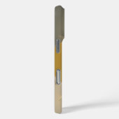 Neutrale Minimalistische Zonnebloem Omlijning Case-Mate iPhone Case (Achterkant / Rechts)
