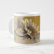 Neutrale Minimalistische Zonnebloem Omlijning