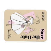 Neutrale mode bewaren Datum flexibel Magneet (Horizontaal)