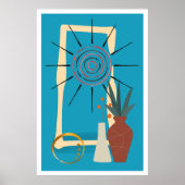 Neutrale moderne medicamenteuze thuisdecor, poster (Voorkant)