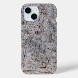 Neutrale Natuur boomschors foto iPhone 15 Case