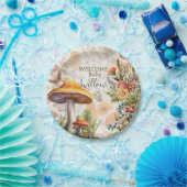 Neutrale Natuur thema douche Borden Papieren Bordje (Feest)