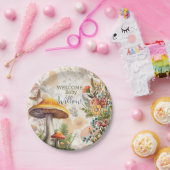 Neutrale Natuur thema douche Borden Papieren Bordje (Feest)