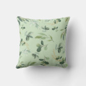 Neutrale olifant Greenery Gold Wilde Oerwoud Nurse Kussen (Achterkant)