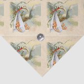 NEUTRALE OOIEVAAR BABY SHOWER WITTE EDELSTENEN TISSUEPAPIER (Detail)