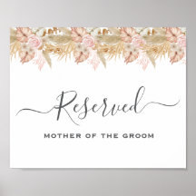 Neutrale Palm en Pampas Bloem Decoratie Bruiloft