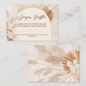 Neutrale Pampas Luierloof Informatiekaartje (Voorkant / Achterkant)