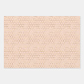 Neutrale papierbladen voor koninginnenroze omhulse inpakpapier vel (Voorkant 2)