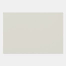 Neutrale papierset voor kleurenpalet met overvulli inpakpapier vel