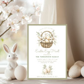 Neutrale Pasen Eierschaar Invitatie Kaart