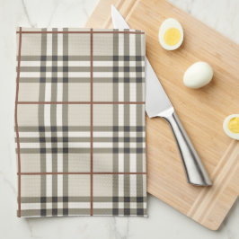 Neutrale Plaid Knus Klassiek Patroon Theedoek