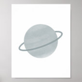 Neutrale planeet decoratie voor de kinderkamer in (Voorkant)