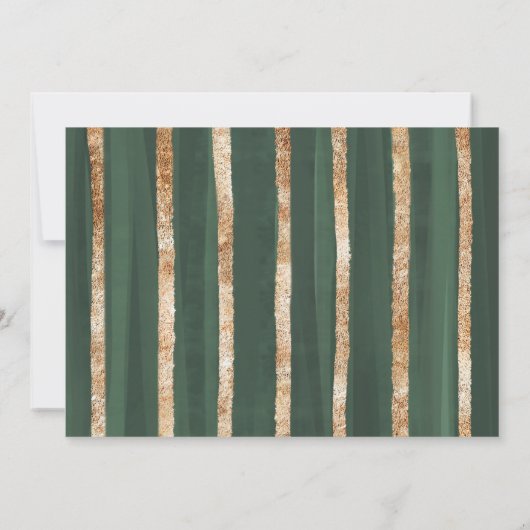 Neutrale pompoen Herfst Greenery Gold 2e verjaarda Kaart (Achterkant)