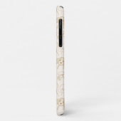 Neutrale Pop Dog Patroon Elegant Monogram Case-Mate iPhone Case (Achterkant/links)