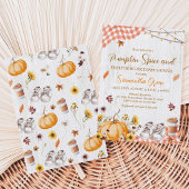 Neutrale Pumpkin Spice Everything Nice Baby Shower Kaart