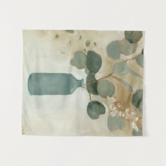 Neutrale regeling - Greenery in Vase Wandkleed (Voorkant (horizontaal))