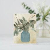 Neutrale regeling - Stemmed Leaves Briefkaart (Staand voorkant)