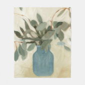 Neutrale regeling - Stemmed Leaves Fleece Deken (Voorkant)