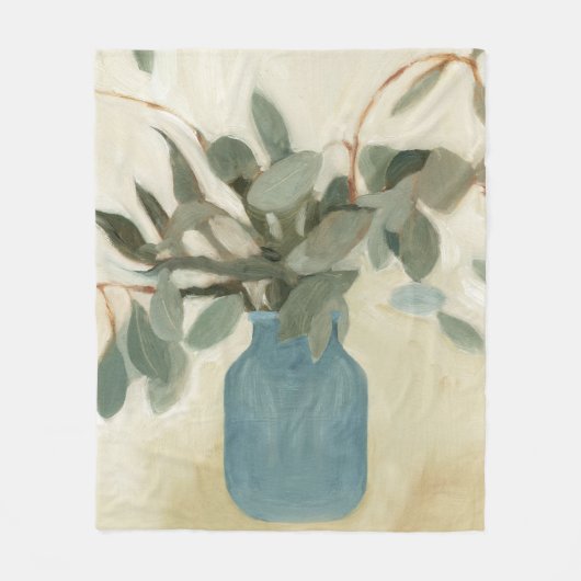 Neutrale regeling - Stemmed Leaves Fleece Deken (Voorkant)