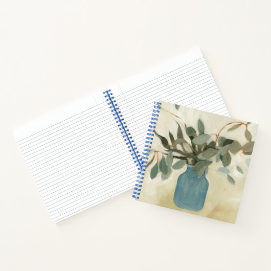 Neutrale regeling - Stemmed Leaves Notitieboek (Binnen)