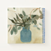 Neutrale regeling - Stemmed Leaves Notitieboek (Achterkant)