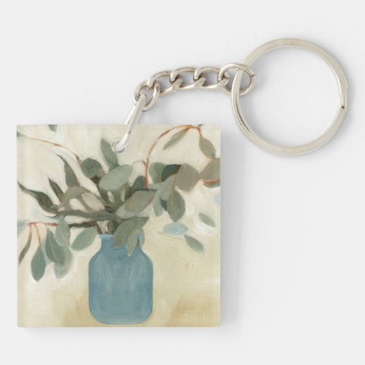 Neutrale regeling - Stemmed Leaves Sleutelhanger (Achterkant)