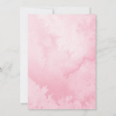 Neutrale regenboog sinaasappel baby shower uitnodi kaart (Achterkant)