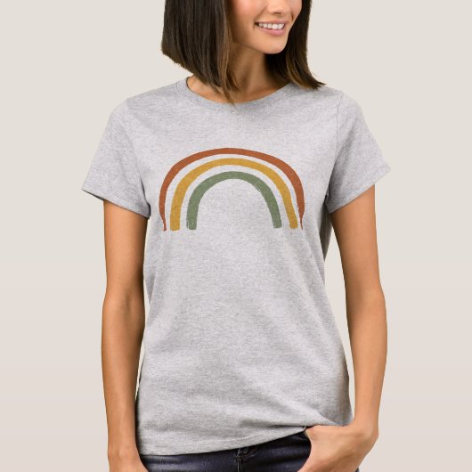 Neutrale Regenboog Unisex T-shirt (Voorkant)