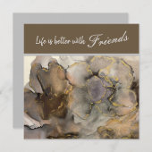 Neutrale respons Flat Hartelijk dank Bedankkaart (Voorkant / Achterkant)