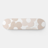 Neutrale Retro Daisies #1 #floral #decor #muur #ku Persoonlijk Skateboard (Horizontaal)