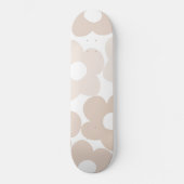 Neutrale Retro Daisies #1 #floral #decor #muur #ku Persoonlijk Skateboard (Voorkant)