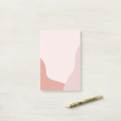 Neutrale roze Post het Noteert Post-it® Notes (Op bureau)