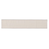 Neutrale Rustieke Boerderij Gestreepte Beige & Tau Medium Tafelloper (Horizontaal)