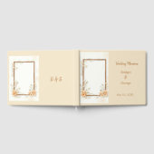 Neutrale rustieke botanische bruiloft gastenboek (Volledig)