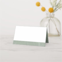 Neutrale Sage Green Marble Tent Place Card