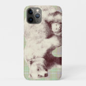 Neutrale Salie Plaid Beer Case-Mate iPhone Case (Achterkant)