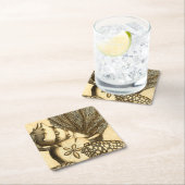 Neutrale schalen en koraal Collectie Kartonnen Onderzetters (Insitu)