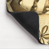 Neutrale schalen en koraal Collectie Muismat (Hoek)