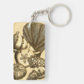 Neutrale schalen en koraal Collectie Sleutelhanger (achterkant)