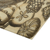 Neutrale schalen en koraal Collectie Snijplank (Hoek)