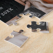 Neutrale simpele zwangerschapsaankondiging aandenk legpuzzel (Zijkant)