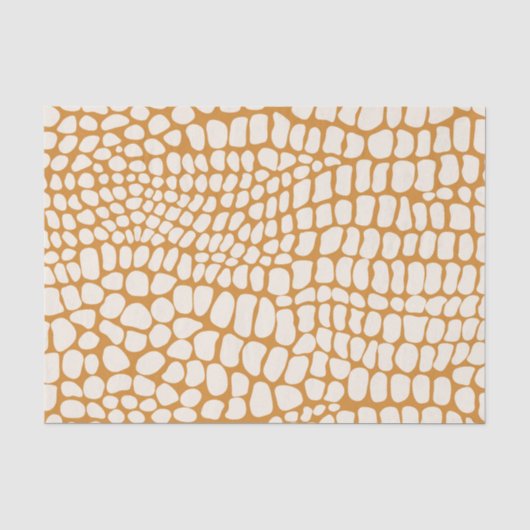 Neutrale Slangenhuidprint Decoupage Tissuepapier (Voorkant)