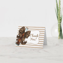 Neutrale Soda Boog Baby Shower Bedankkaart
