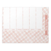 Neutrale spelregel voor de maaltijdplanner en de w notitieblok (Voorkant)