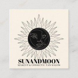 Neutrale Spirituele zonne-energieverwarming Sun Mo Vierkante Visitekaartje